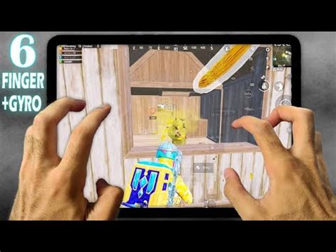 NON GYRO HANDCAM BEST HANDCAM GAMEPLAY 4 FINGER NON GYROSCOPE IPAD