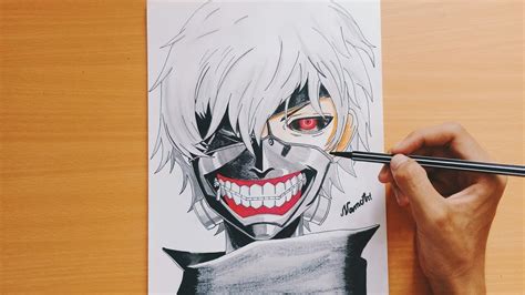 Namart Vẽ Kaneki Ken Trong Tokyo Ghoul Youtube