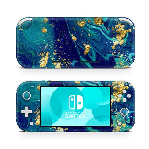 Nintendo Switch Lite Skin Decal For Game Console Liquid Etsy