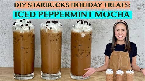 Iced Peppermint Mocha A Starbucks Holiday Drink Using Instant Coffee