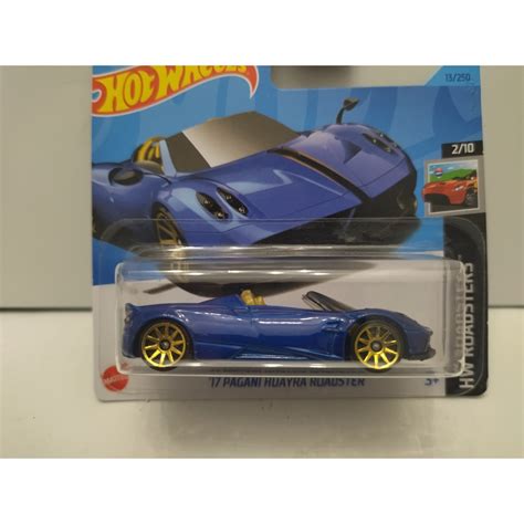 Pagani Huayra 2017 Roadster Blue 2 10 Roadsters 1 64 Hot Wheels Bcn