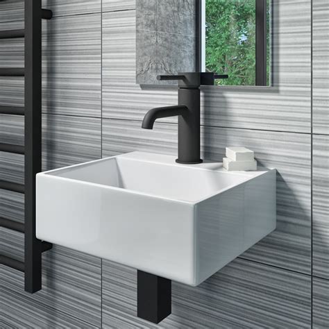 Black Cloakroom Mono Basin Mixer Tap Arissa Better Bathrooms