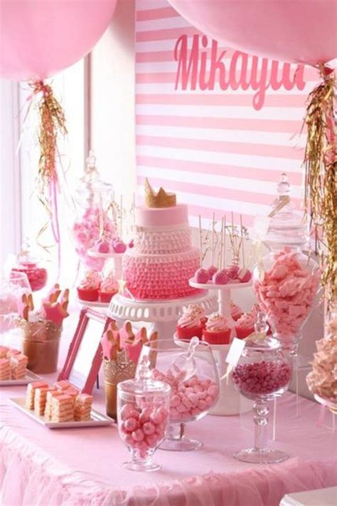 Pinkalicious Princess Pink And Gold Birthday Party Via Karas Party