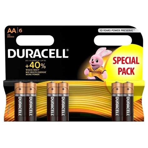 Baterija Duracell Aa 6kom Lr6mn1500 Plus