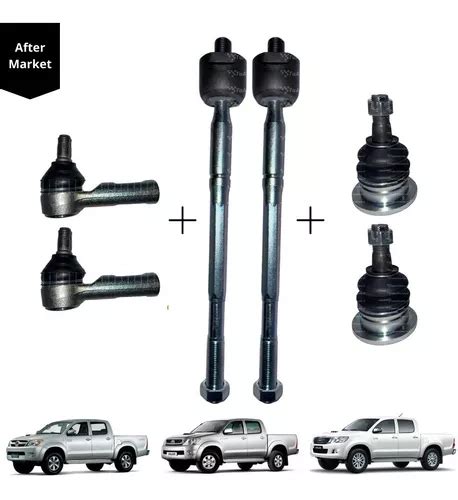 Kit Terminal Axial Rotula Direccion Toyota Hilux Cuotas Sin