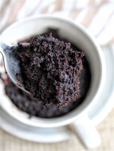 Vegan Chocolate Mug Cake Perfectly Moist Plant Based And Broke