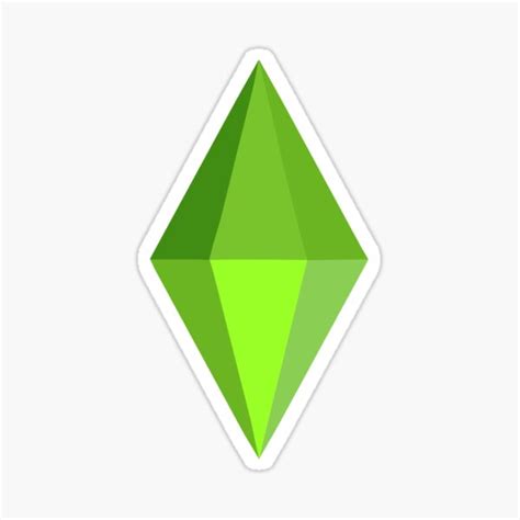 Green Sims Plumbob Sticker For Sale By Digitalarrange Redbubble