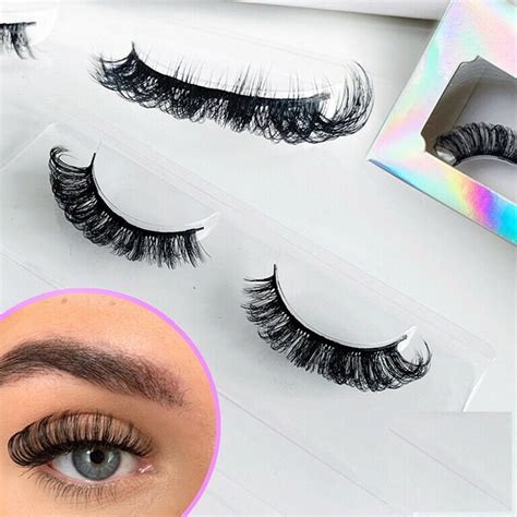 Russian Style Strip Lashes D Curl Mink False Eyelashes Full Curled