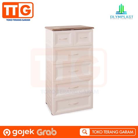 Jual Olymplast Lemari Plastik Drawer Kabinet Laci Susun Odc