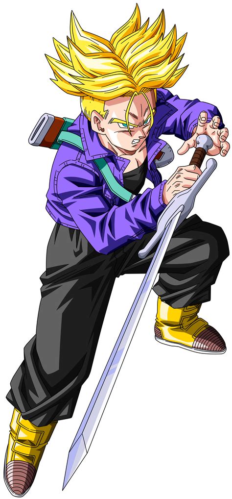 Ssj Trunks With Sword Jacket By Boscha196 On Deviantart