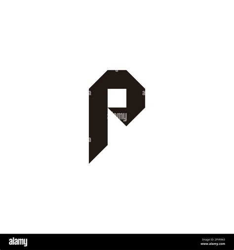 Letter pR unique geometric symbol simple logo vector Stock Vector Image & Art - Alamy