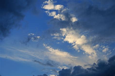 Light On Cloud In Dark Sky Free Stock Photo - Public Domain Pictures