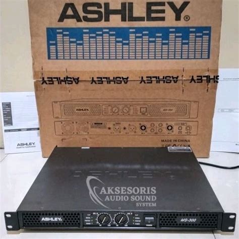 Jual POWER Amplifier ASHLEY MS 300 450 Watt Full Makro Kualitas Bagus