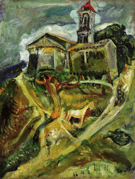 Paysage Du Sud Soutine Huile Sur Toile 58 X 44 Cm 1927 Flickr