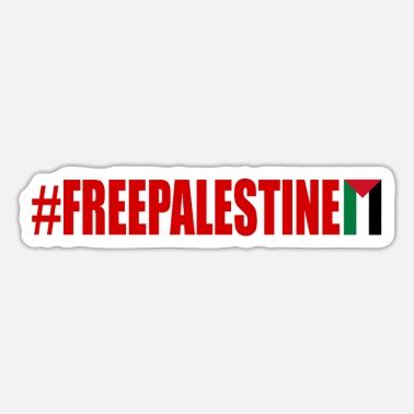 Free-palestine Stickers | Unique Designs | Spreadshirt