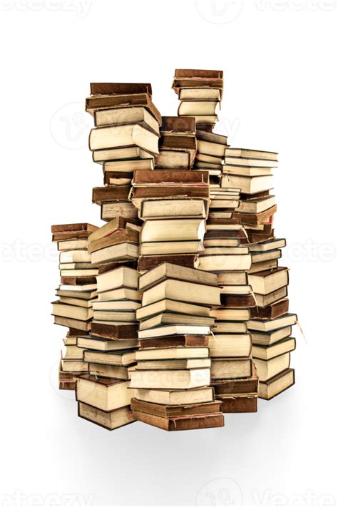 Stack Of Books Isolated On White Background 8508403 Png