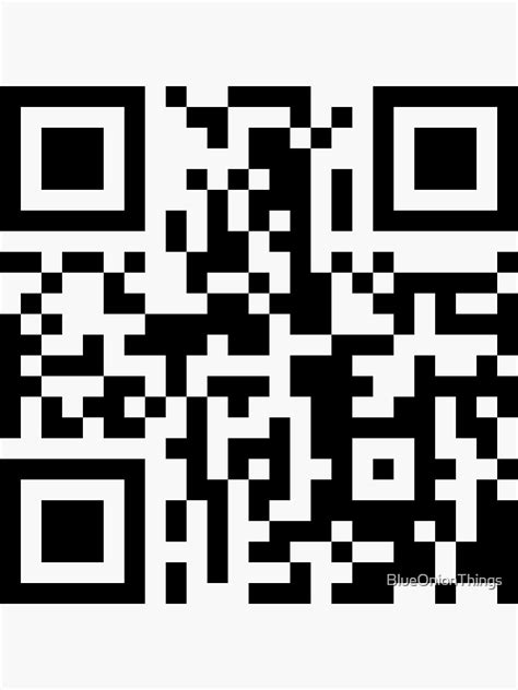 "Funny QR Code linking to PornHub" Sticker for Sale by BlueOnionThings ...