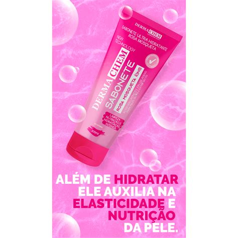 Box 6 Sabonete Ultra Hidratante Rosa Mosqueta Dermachem 100 ML