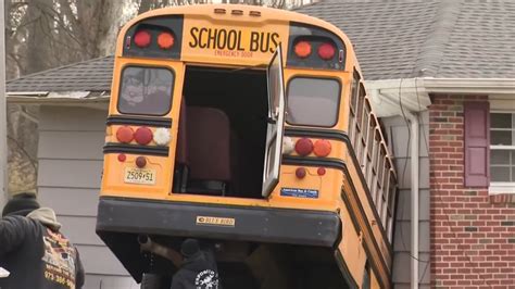 Driver Charged With Dui After School Bus Crashes Into House In West