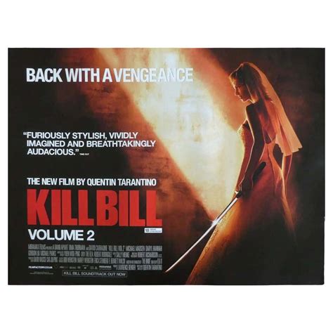 Kill Bill: Vol. 2, Unframed Poster, 2004 For Sale at 1stDibs