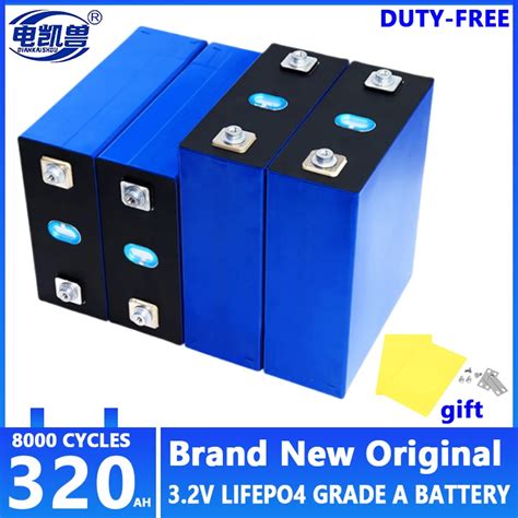 8000 Zyklen 320ah Lifepo4 Batterie 3 2 V Wiederauf Ladbare Lithium