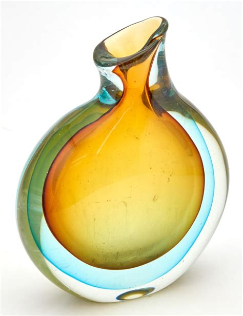 Sold Price Colored Glass Vase January 2 0122 10 00 Am Est