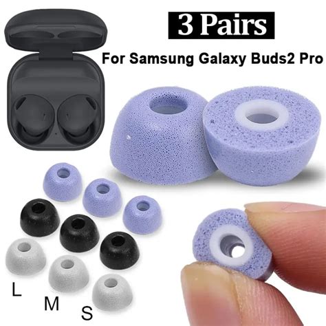 Pairs Replacement Memory Foam Tips For Samsung Galaxy Buds Pro