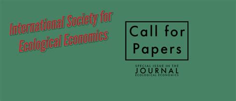 Call for Papers for a Special Issue in the Journal, Ecological ...