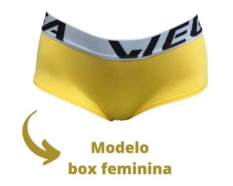 Kit 5 Und Calcinhas Cueca Femininas Lingerie Modelo Boxer Box Shortinho Wega Calcinha