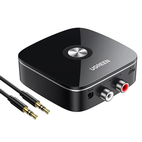 Bluetooth-адаптер UGREEN Bluetooth 5.3 AUX приймач для стереосистеми ...