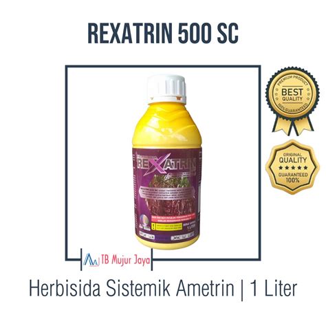 Jual Herbisida Sistemik Untuk Tebu REXATRIN 500 SC Ametrin 500 G L 1