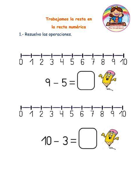 Adiciones En La Recta Numérica Worksheet Recta numerica Matemáticas