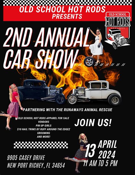 2nd Annual Old School Hot Rods Car Show | FLA Car Shows