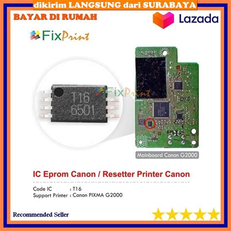 Ic Eprom Canon G T Ic Eeprom Reset Canon G New Model