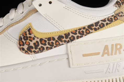 Ci0919 120 Nike Air Force 1 Shadow Low With Leopard Print