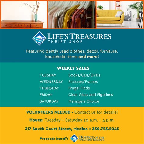 Life's Treasures Thrift Shop | Medina OH