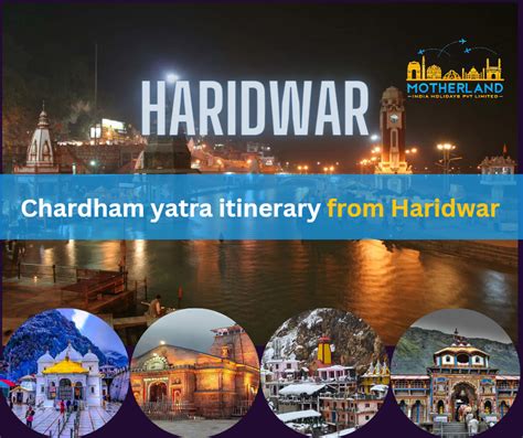 Chardham Yatra Itinerary From Haridwar Artofit