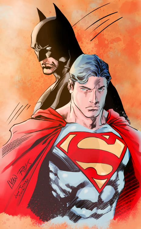 Superman And Batman By Ivan Reis Batman And Superman Batman Comics