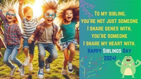 Happy Siblings Day 2024 Wishes Greetings Messages Texts Images