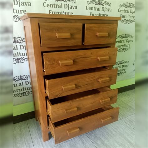 Jual Buffet Nakas Bufet Meja Laci Minimalis Drawer Kayu Jati Mebel