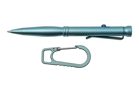 Bestechman Scribe Bm B Blue Titanium Tactical Pen Advantageously