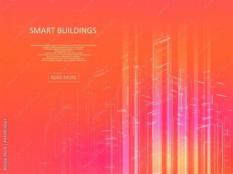 Smart building concept design Stock Vector | Adobe Stock