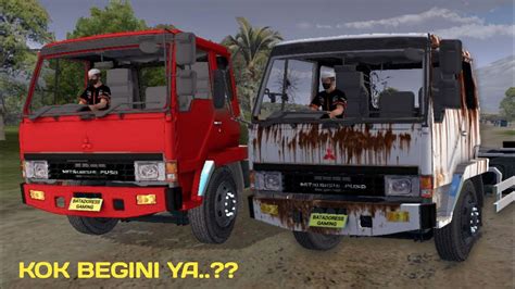 Mod Bussid Truk Fuso Fighter Detail Full Anim Terbaru Youtube