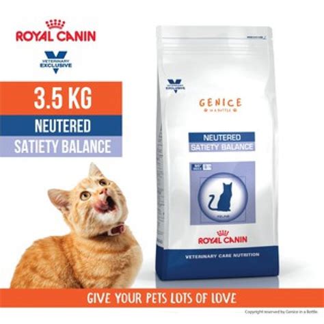 Royal Canin Feline Neutered Satiety Balance Cat Dry Food 3.5kg / weight ...