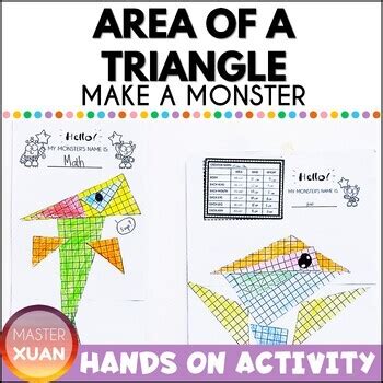 Area Of Triangles Activity by Master Xuan | TPT