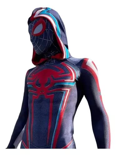 Disfraz Spiderman Miles Morales 2099 Cosplay Marvel Avengers