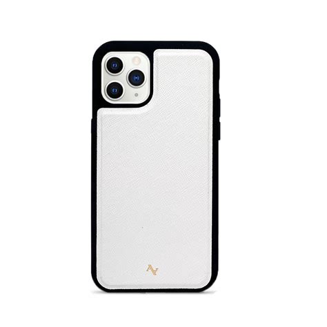 Maad Classic White Custom Leather Iphone 11 Pro Case