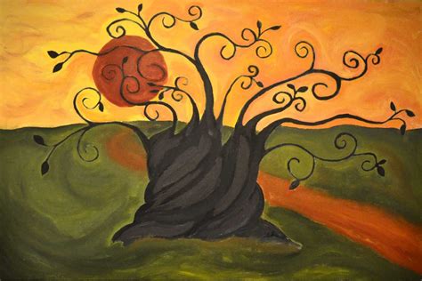 Baobab Tree Painting at PaintingValley.com | Explore collection of ...