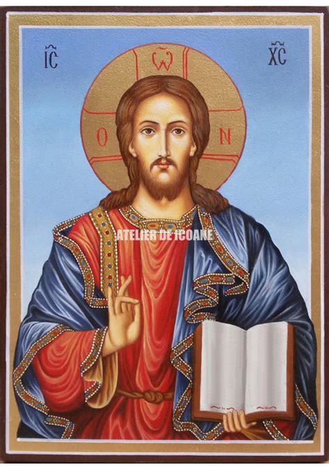 Icoana Lui Iisus Hristos Pantocrator Icoane Pictate