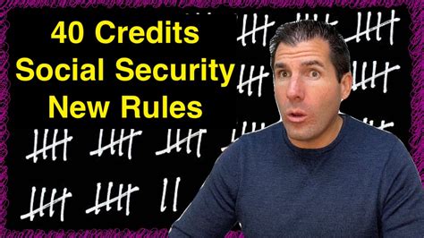 Credits Social Security In With The New Rules Youtube